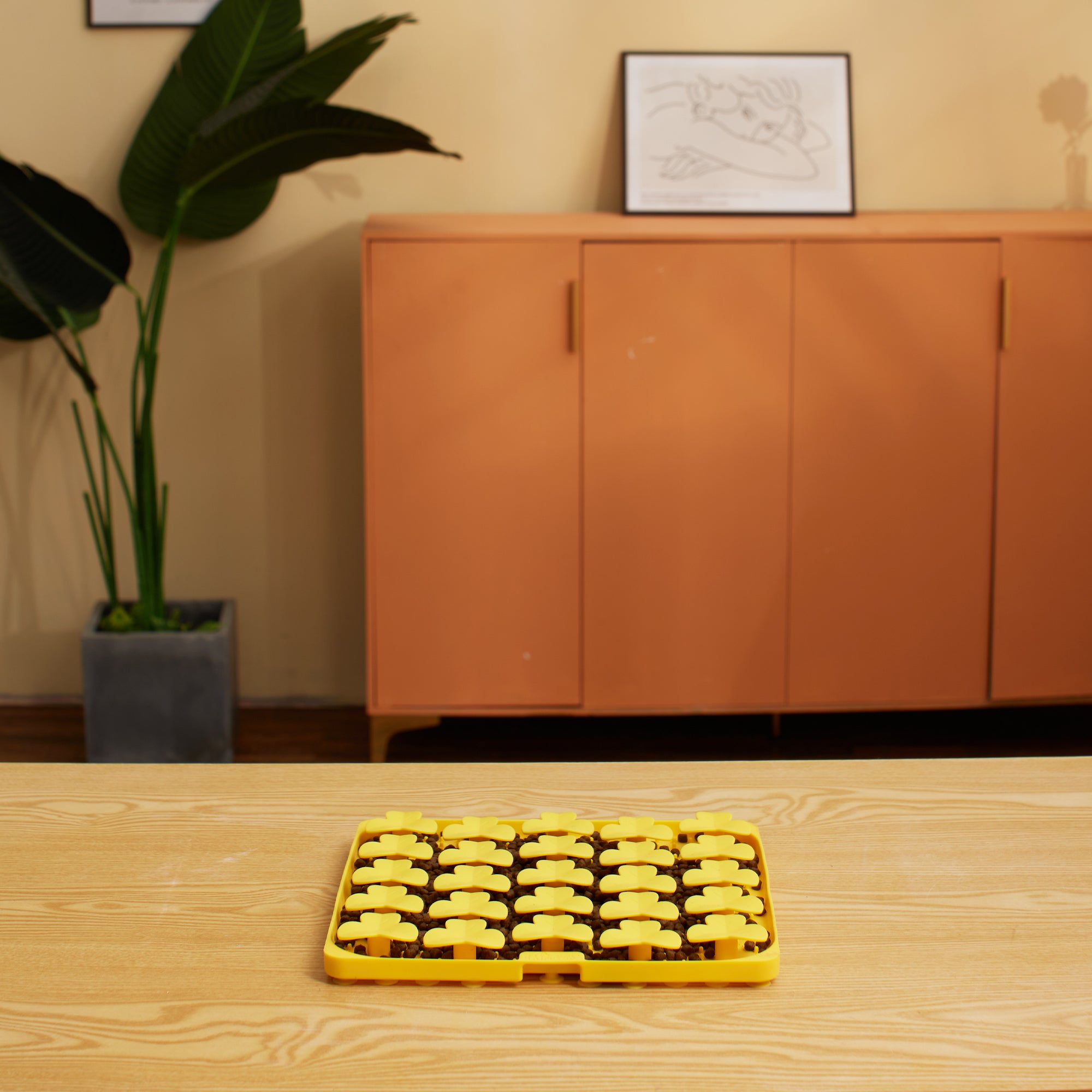 Puzzle Mat / Feed with Nature (Wheat-Yellow)