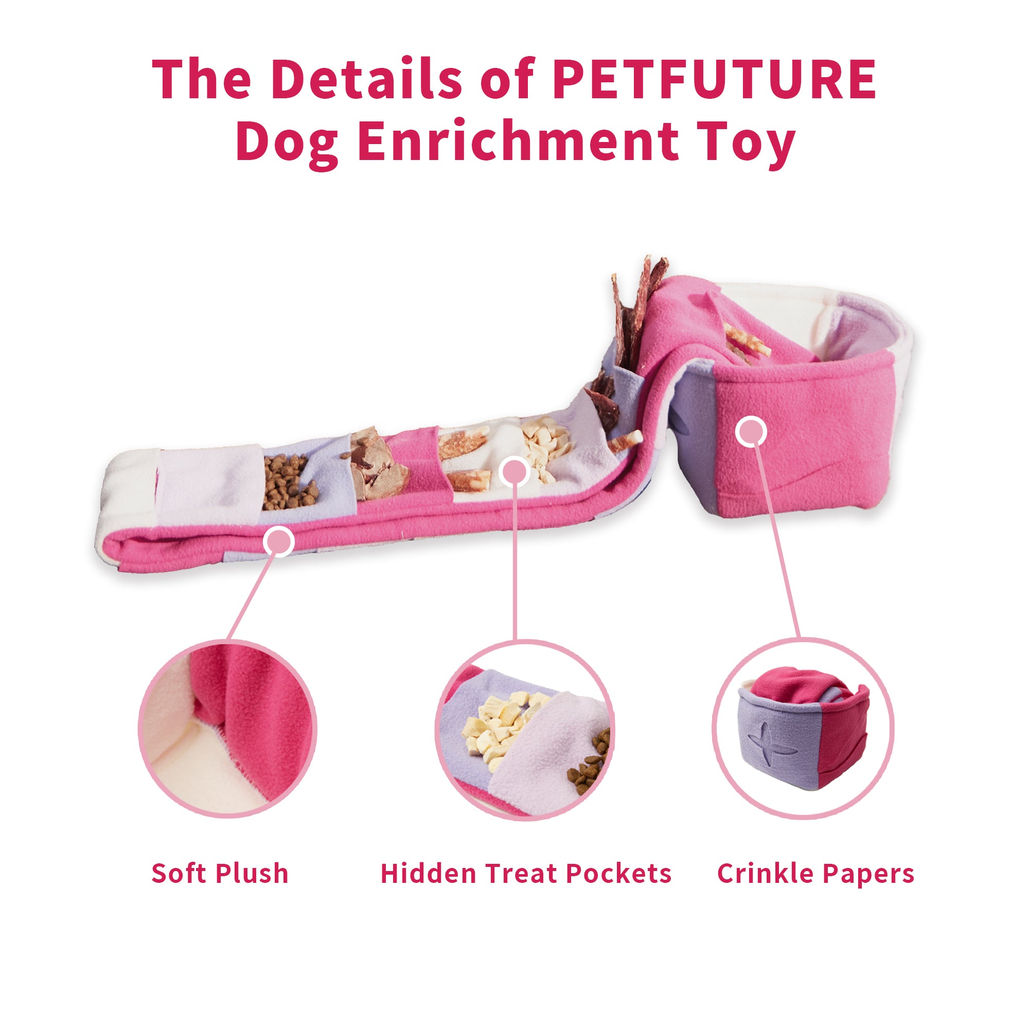 Interactive Dog Snuffle Mat Puzzle Toy – Slow Feeder & Enrichment Game Box