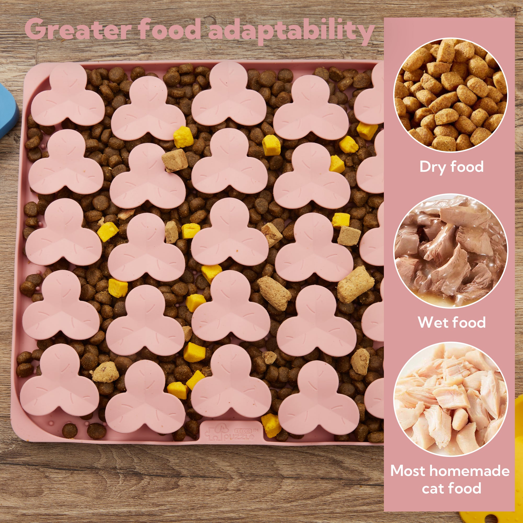 Puzzle Mat / Feed with Nature (Coral-Pink)