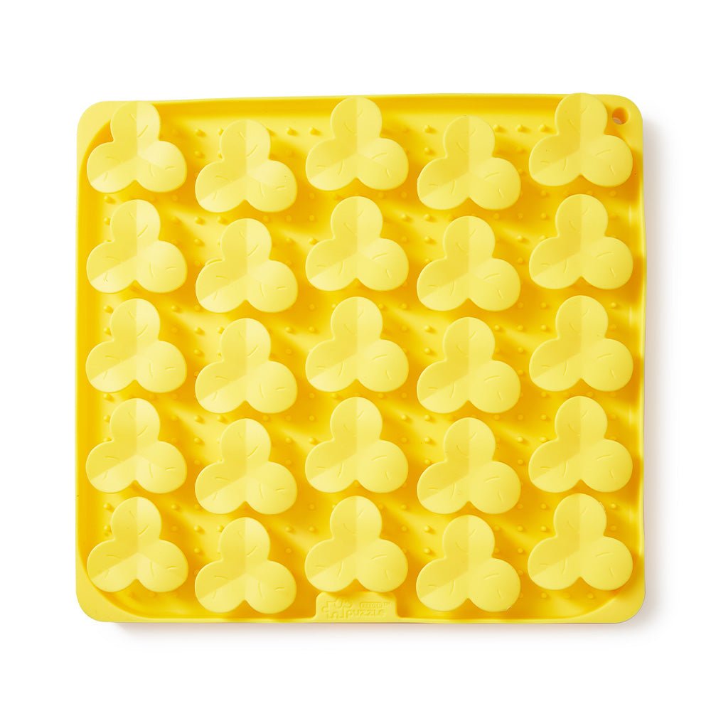 Dog Puzzle Mat - Slow Feeding Mat(Yellow)